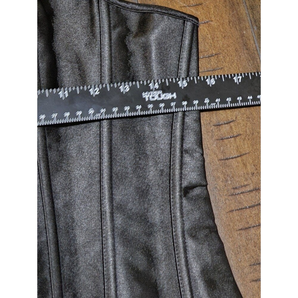 Chicastic Corset Womens  Black  XL With Hook Front Closure - Picture 8 of 8